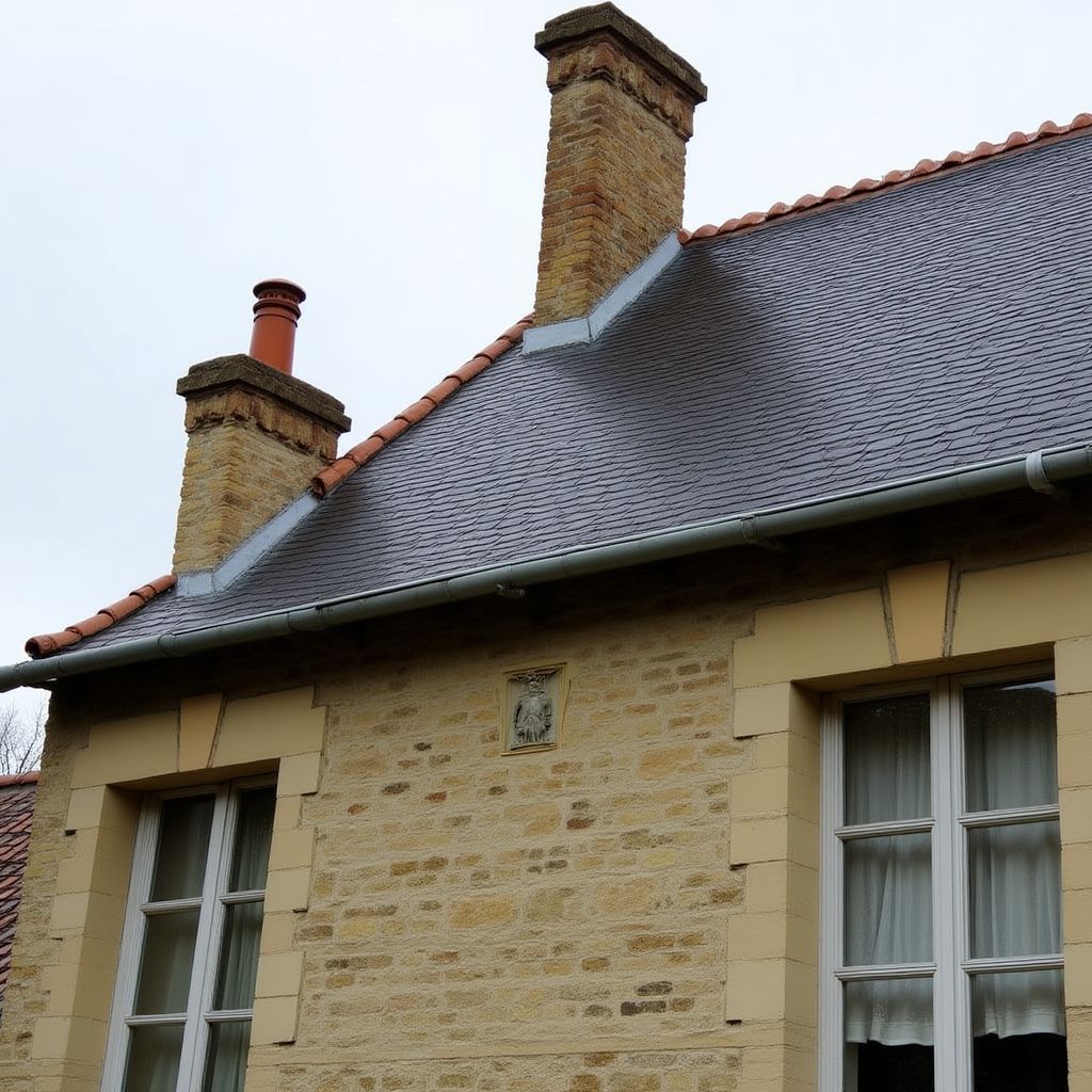 Restauration toiture château historique