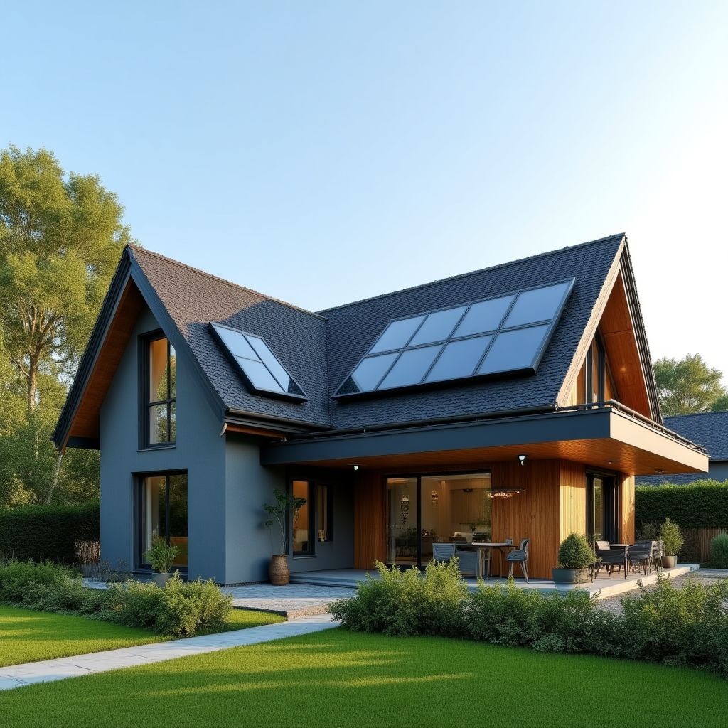 Installation de tuiles solaires écologiques