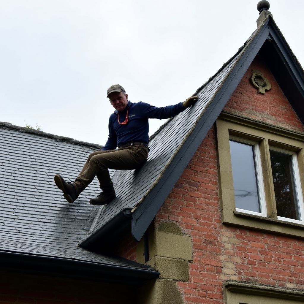 Restauration de toiture en ardoise traditionnelle